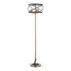 Regent Neuilly 3 Light 1570mm Floor Lamp - Black / Satin Gold