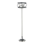 Regent Neuilly 3 Light 1570mm Floor Lamp - Graphite / Satin Nickel