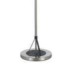 Regent Neuilly 3 Light 1570mm Floor Lamp - Graphite / Satin Nickel