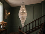 Impex New York 24 Light Crystal Chandelier in Polished Chrome