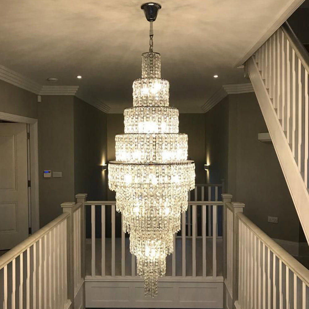 Impex New York 24 Light Crystal Chandelier in Gold