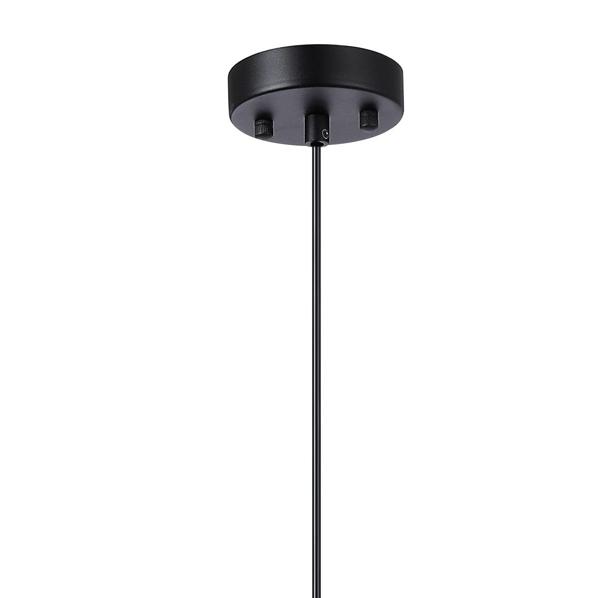 Regent Nimes IP 150mm Pendant/Semi Flush Light - Satin Black