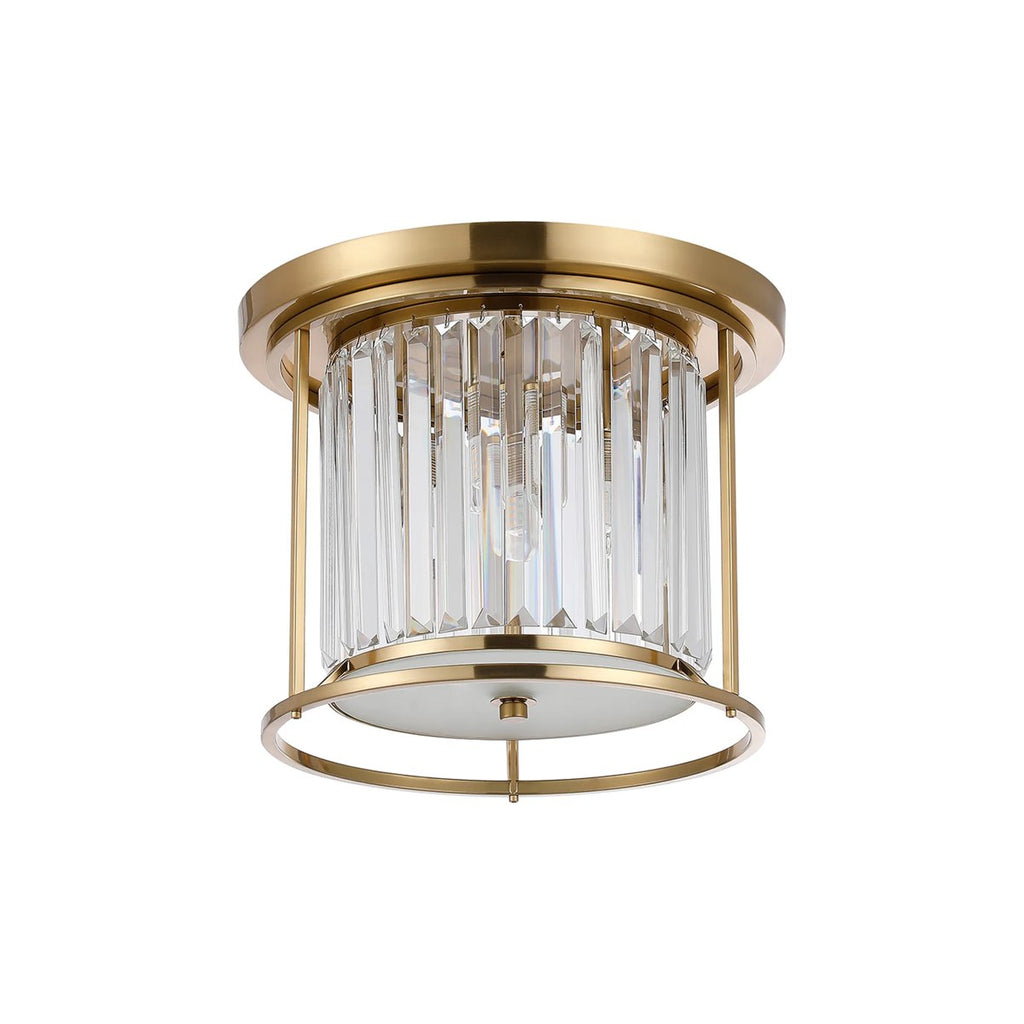 Regent Nimes IP 3 Light Ceiling Light 360mm Diameter - Gold