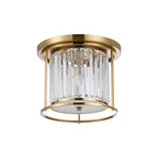 Regent Nimes IP 3 Light Ceiling Light 360mm Diameter - Gold