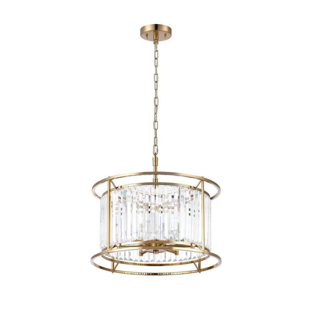 Regent Nimes IP 6 Light 500mm Convertible Pendant Light - Gold