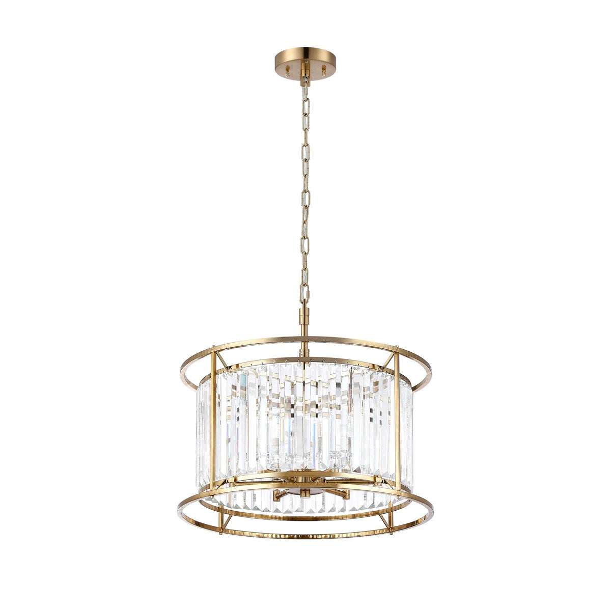 Regent Nimes IP 6 Light 500mm Convertible Pendant Light - Gold