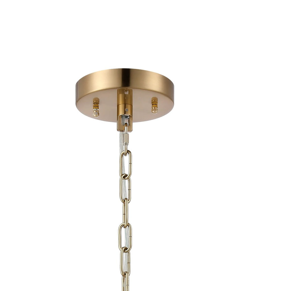 Regent Nimes IP 6 Light 500mm Convertible Pendant Light - Gold