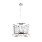 Regent Nimes IP 6 Light 500mm Convertible Pendant Light - Polished Nickel