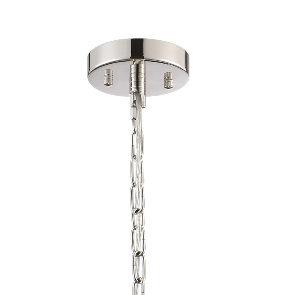 Regent Nimes IP 6 Light 500mm Convertible Pendant Light - Polished Nickel