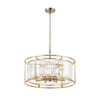 Regent Nimes IP 8 Light 650mm Pendant or Semi Ceiling Light - Gold