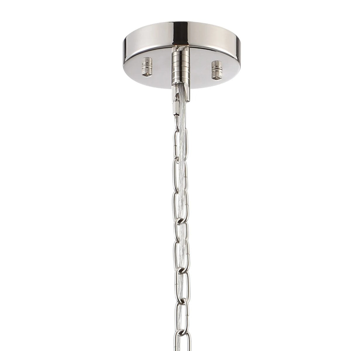 Regent Nimes IP 8 Light 650mm Pendant or Semi Ceiling Light - Polished Nickel