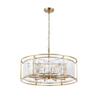 Regent Nimes IP 10 Light 800mm Convertible Pendant/Semi Ceiling - Gold