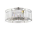Regent Nimes IP 10 Light 800mm Convertible Pendant/Semi Ceiling - Polished Nickel