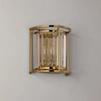 Regent Nimes IP 2 Light 230mm Crystal Wall Lamp - Gold