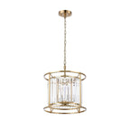 Regent Nimes IP 3 Light 360mm Pendant / Semi Ceiling Light - Gold