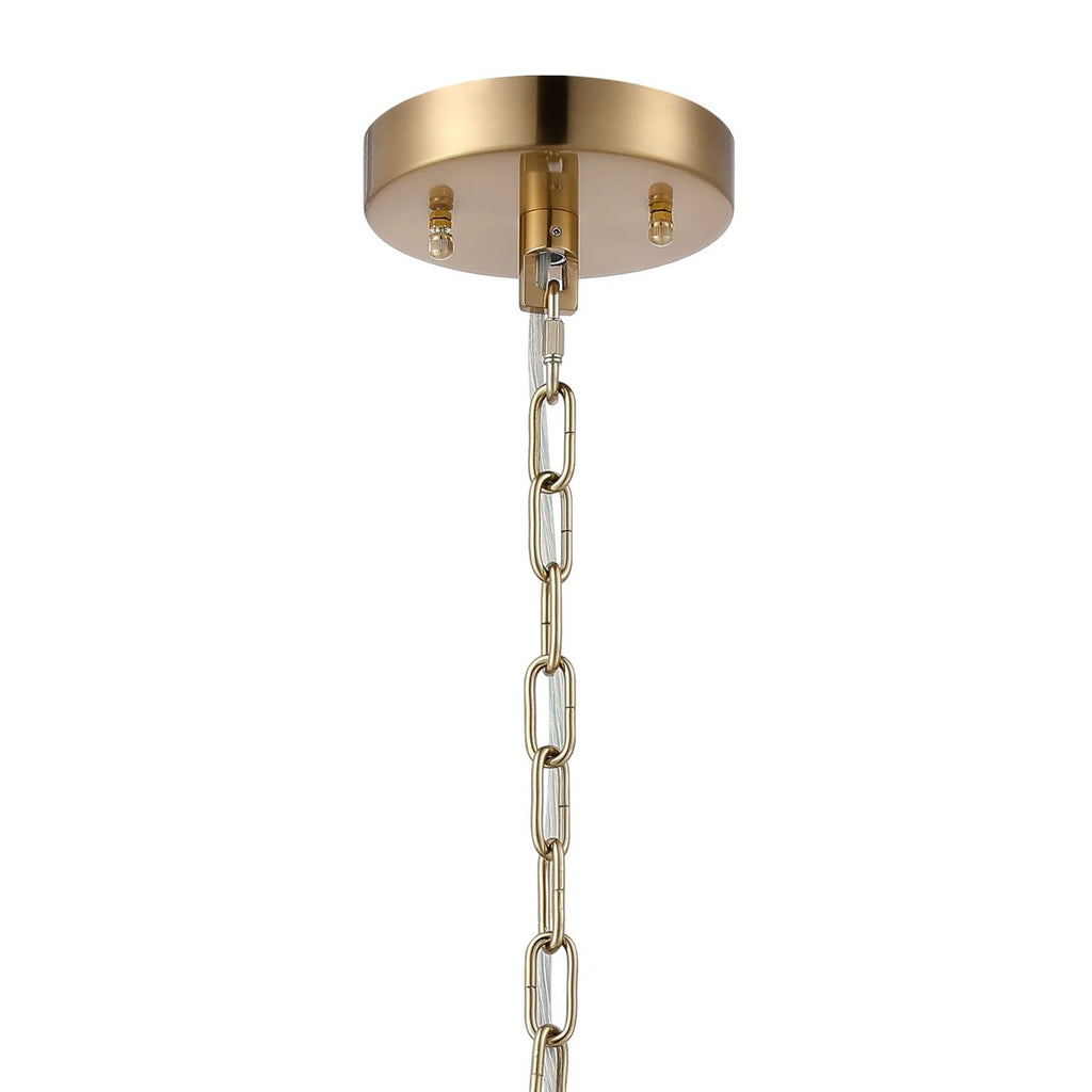Regent Nimes IP 3 Light 360mm Pendant / Semi Ceiling Light - Gold