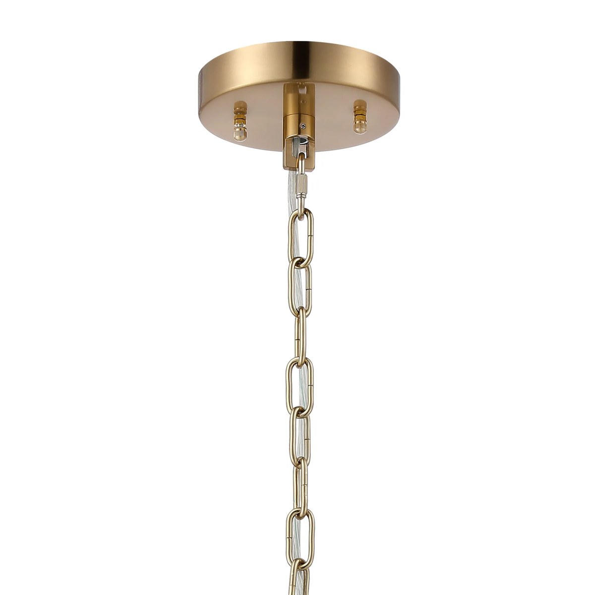 Regent Nimes IP 3 Light 360mm Pendant / Semi Ceiling Light - Gold
