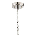 Regent Nimes IP 3 Light 360mm Pendant / Semi Ceiling Light - Polished Nickel
