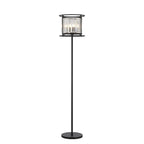 Regent Nimes 3 Light 1700mm Floor Lamp - Satin Black