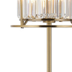 Regent Nimes 3 Light 1700mm Floor Lamp - Antique Brass