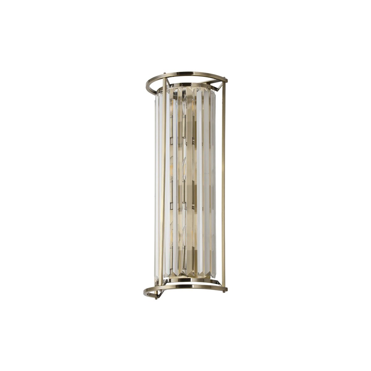 Regent Nimes 3 Light 578mm Wall Light - Antique Brass