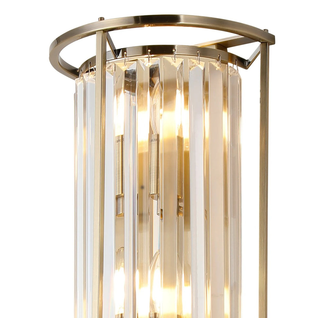 Regent Nimes 3 Light 578mm Wall Light - Antique Brass