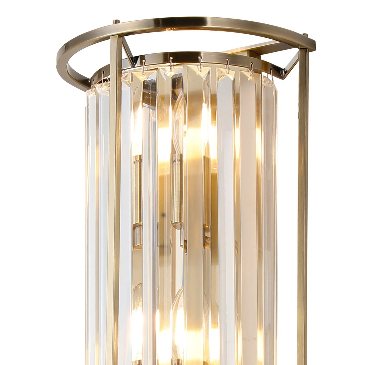 Regent Nimes 3 Light 578mm Wall Light - Antique Brass
