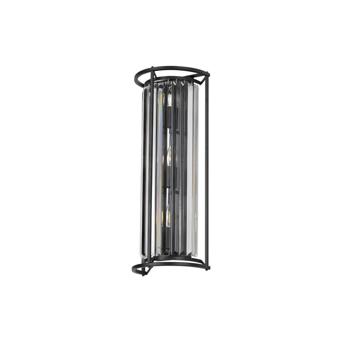 Regent Nimes 3 Light 578mm Wall Light - Satin Black