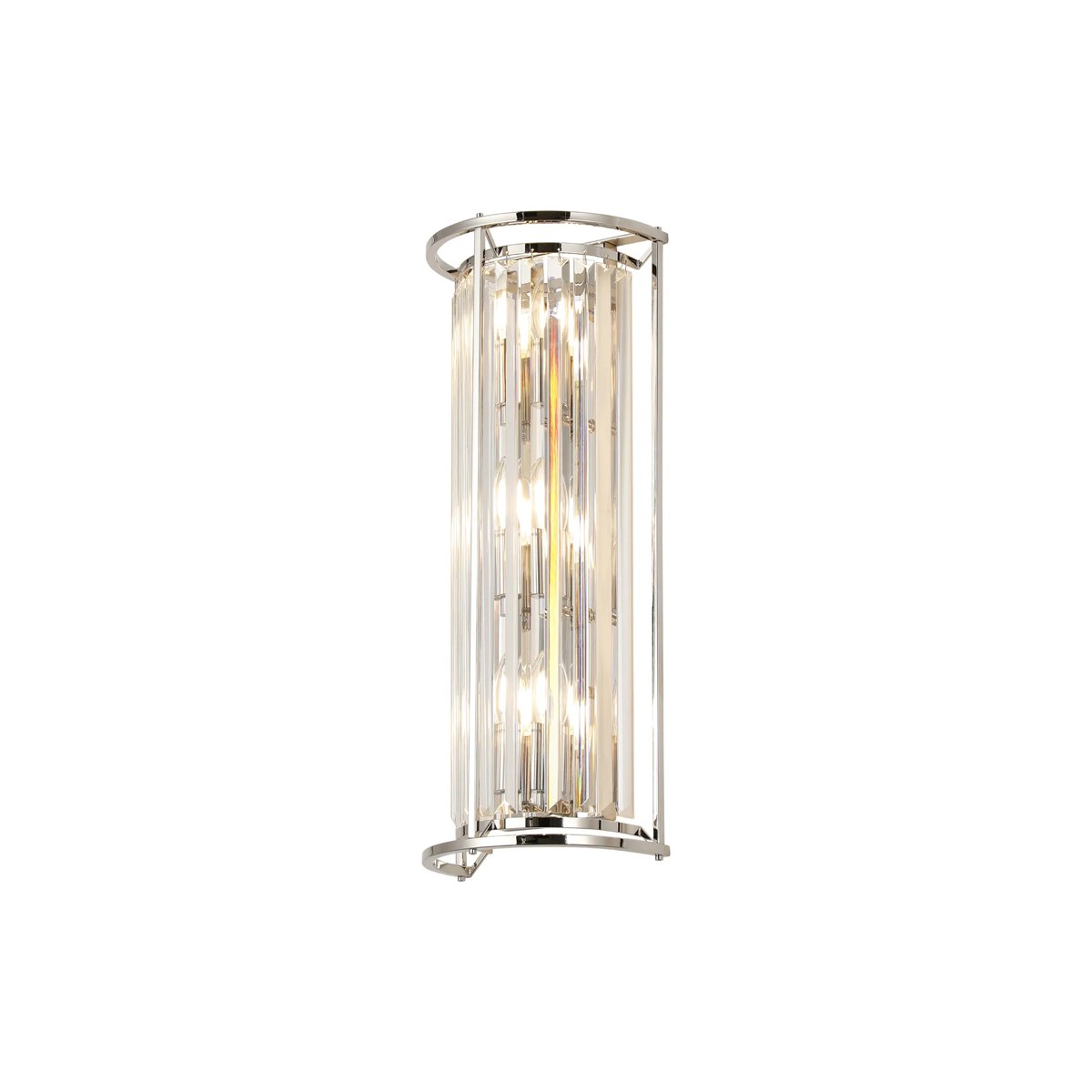 Regent Nimes 3 Light 578mm Wall Light - Polished Nickel