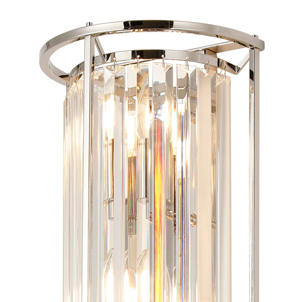 Regent Nimes 3 Light 578mm Wall Light - Polished Nickel