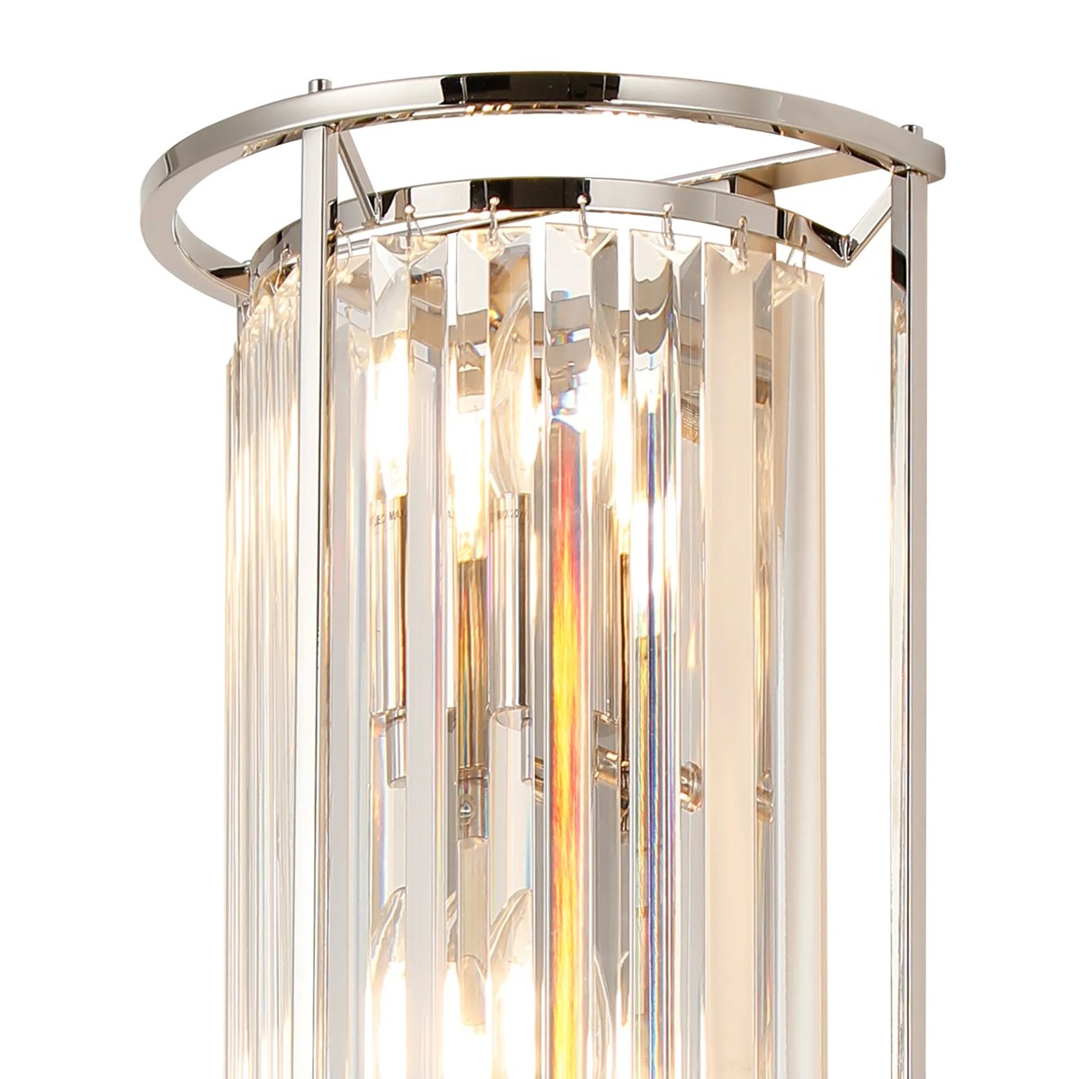 Regent Nimes 3 Light 578mm Wall Light - Polished Nickel