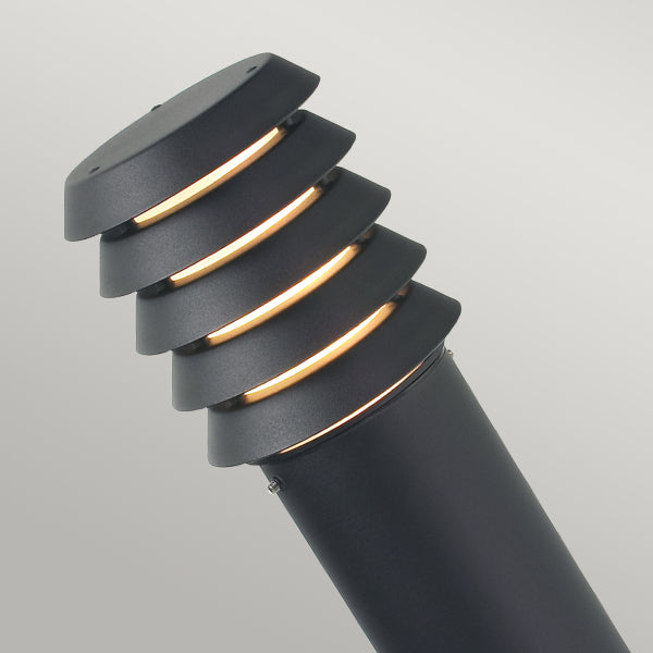 Norlys Alta Large Outdoor Bollard in Black