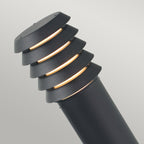 Norlys Alta Large Outdoor Bollard in Black