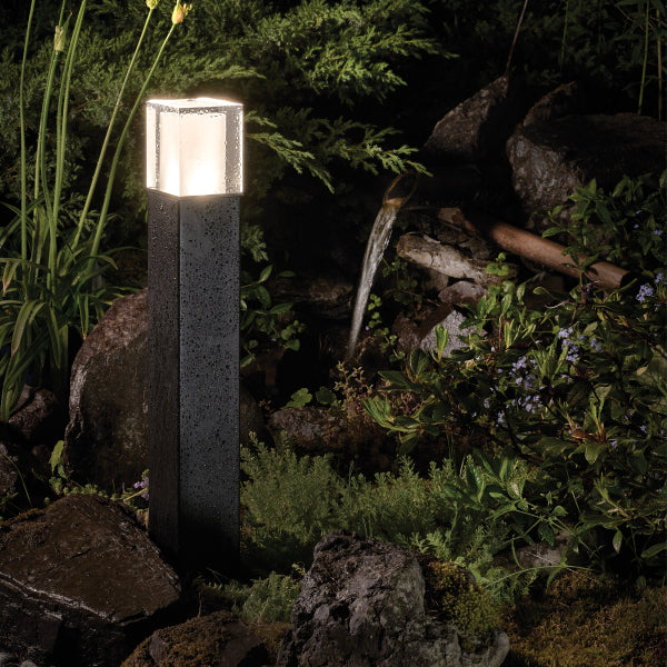 Norlys Arendal Large Outdoor Bollard in Black