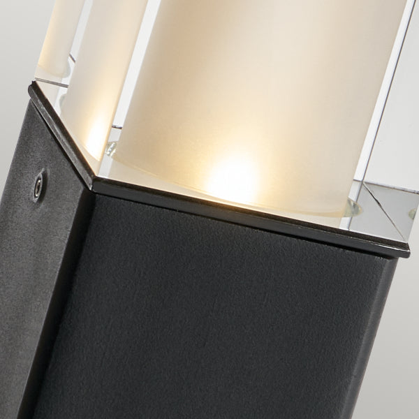 Norlys Arendal Large Outdoor Bollard in Black
