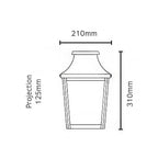 Norlys Chelsea Outdoor Half Wall Lantern