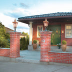 Norlys Chelsea Outdoor Pedestal Lantern in Copper