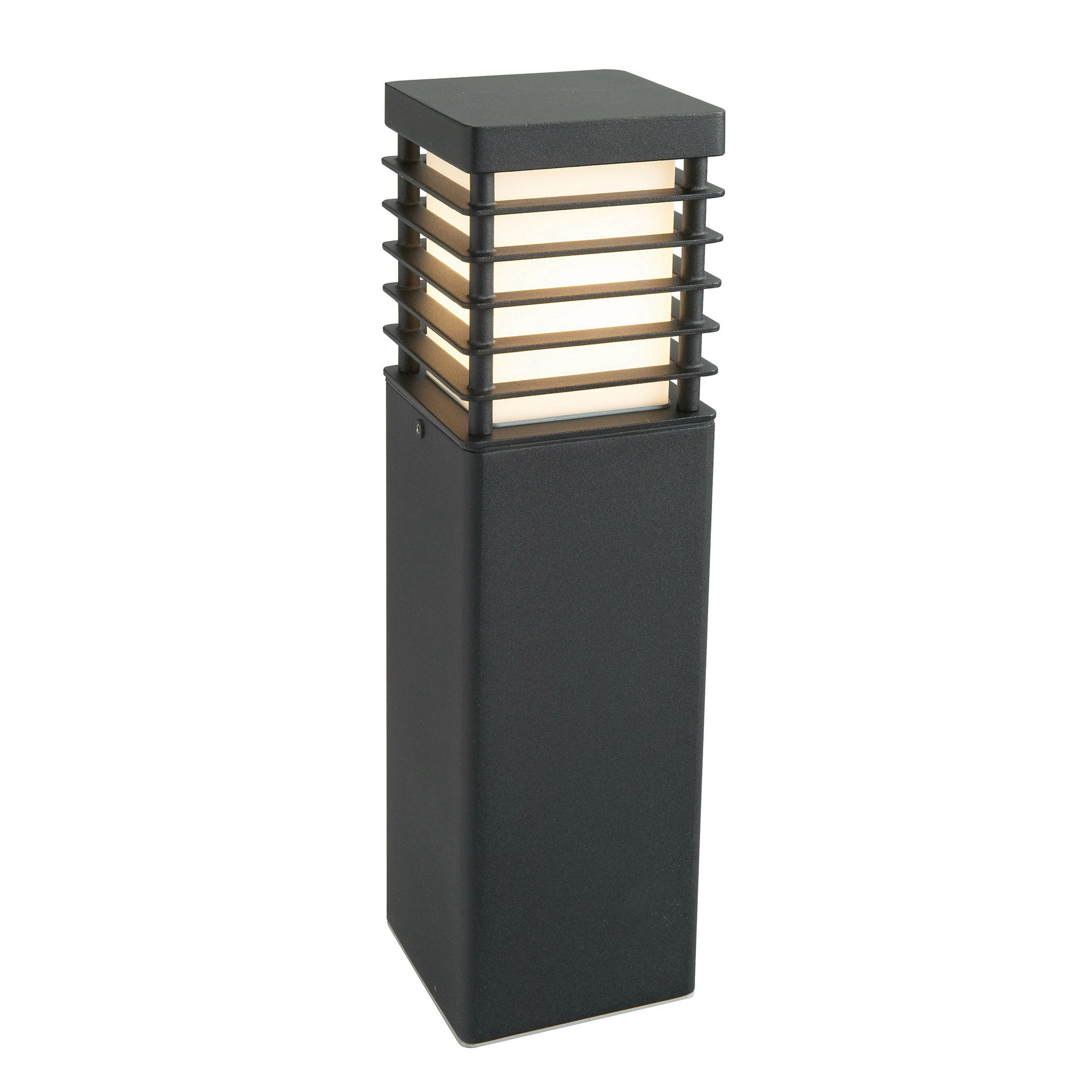 Norlys Halmstad Medium Outdoor Bollard in Black