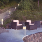 Norlys Halmstad Small Outdoor Bollard in Galvanized Finish
