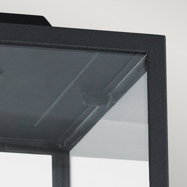 Norlys Lofoten Cube Outdoor Flush Ceiling Light in Black