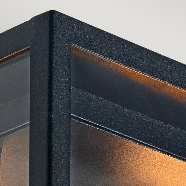 Norlys Lofoten Outdoor Flush Ceiling Light in Black