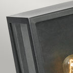 Norlys Lofoten Outdoor Half Wall Lantern in Black