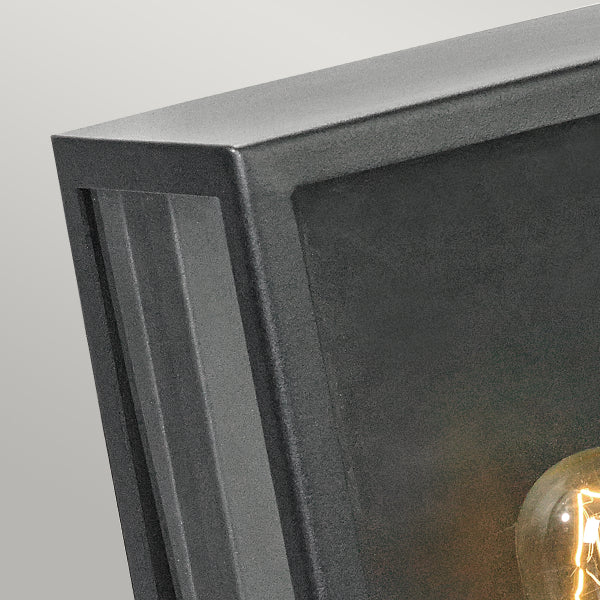 Norlys Lofoten Outdoor Half Wall Lantern in Black