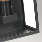 Norlys Lofoten Outdoor Half Wall Lantern in Black