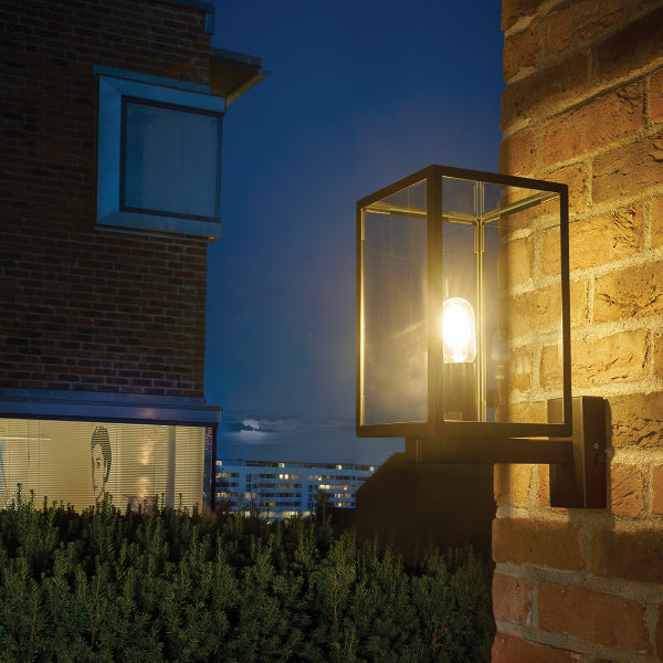 Norlys Lofoten Outdoor Wall Light with Arm in Black