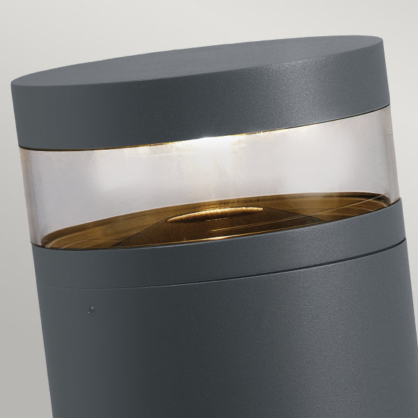 Norlys Stavanger Medium Outdoor Bollard in Graphite