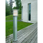 Norlys Stockholm Large Outdoor Bollard in Galvanised Finish