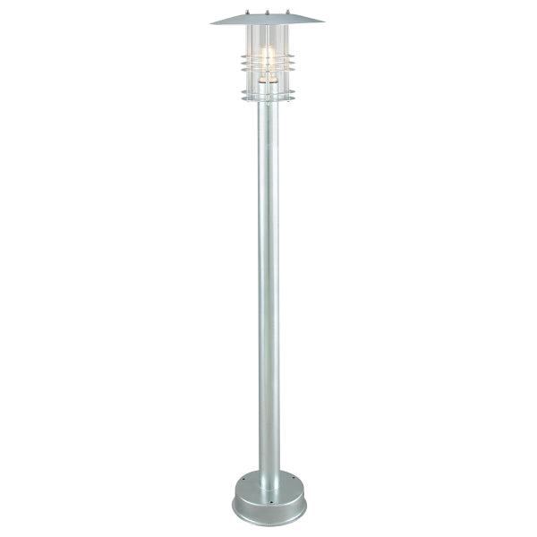 Norlys Stockholm Outdoor Pillar in Galvanised Finish