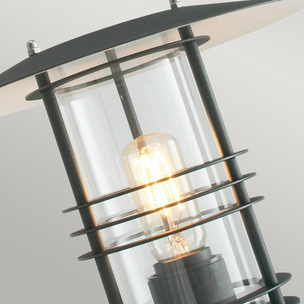 Norlys Stockholm Outdoor Wall Lantern in Black