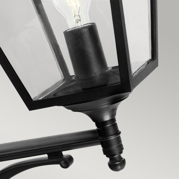 Norlys Turin Grande Outdoor Wall Lantern in Black